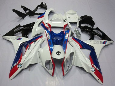 Großhandel BMW S1000RR Motorrad Verkleidung Kit 2009-2014 - Weiss Rot Blau Glanzendes Schwarz