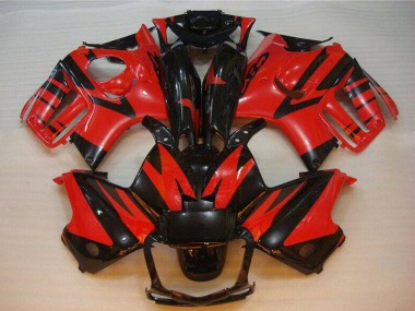 Großhandel Honda CBR600 F3 Motorrad Verkleidung 1995-1996 - Rot Glanzendes Schwarz