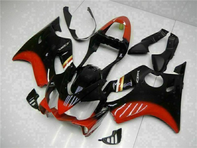 Großhandel Honda CBR600 F4i Motorrad Verkleidung Kit 2001-2003 - Rot Glanzendes Schwarz