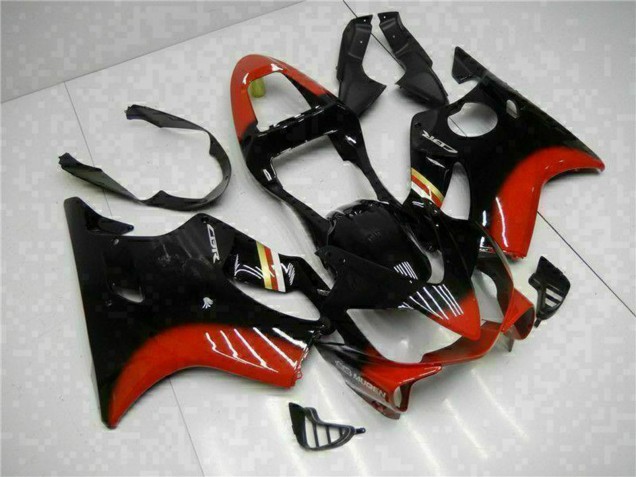Großhandel Honda CBR600 F4i Motorrad Verkleidung Kit 2001-2003 - Rot Glanzendes Schwarz