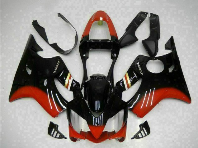 Großhandel Honda CBR600 F4i Motorrad Verkleidung Kit 2001-2003 - Rot Glanzendes Schwarz