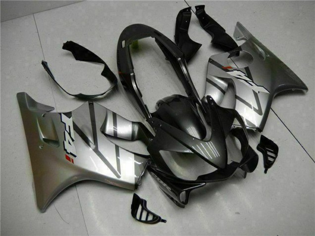 Großhandel Honda CBR600 F4i Motorrad Verkleidung 2004-2007 - Silber Matt Schwarz
