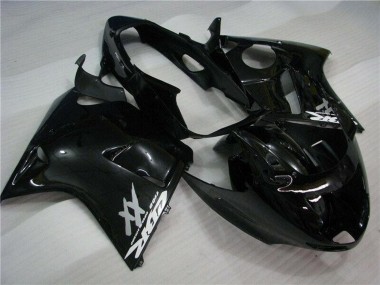 Großhandel Honda CBR1100XX Blackbird Motorrad Verkleidung Kit 1996-2007 - Glanzendes Schwarz