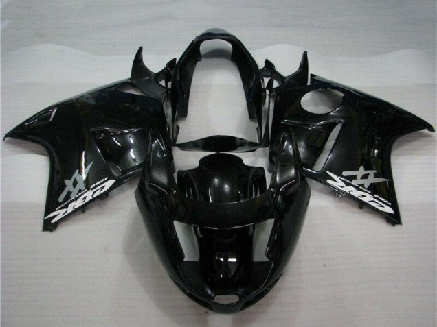 Großhandel Honda CBR1100XX Blackbird Motorrad Verkleidung Kit 1996-2007 - Glanzendes Schwarz