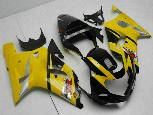 Großhandel Suzuki GSXR 600/750 Motorrad Verkleidung 2001-2003 - Gelb Schwarz