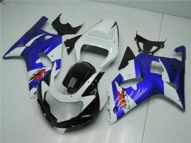 Großhandel Suzuki GSXR 600/750 Motorrad Verkleidung 2001-2003 - Weiss Blau Schwarz