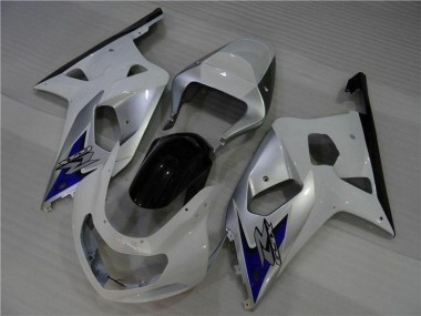 Großhandel Suzuki GSXR 600/750 Motorrad Verkleidung 2001-2003 - Weiss Silber Blau Schwarz