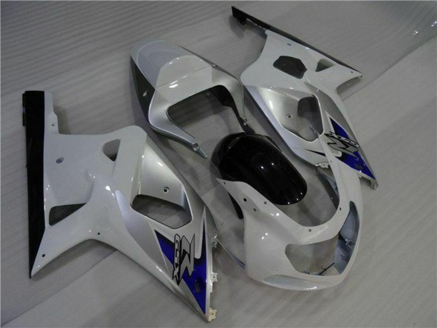 Großhandel Suzuki GSXR 600/750 Motorrad Verkleidung 2001-2003 - Weiss Silber Blau Schwarz