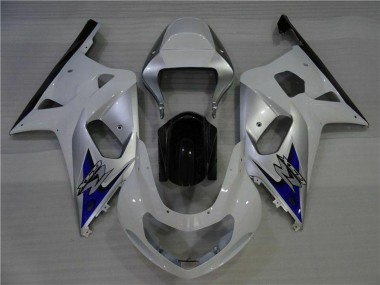 Großhandel Suzuki GSXR 600/750 Motorrad Verkleidung 2001-2003 - Weiss Silber Blau Schwarz
