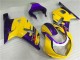Großhandel Suzuki GSXR 600/750 Motorrad Verkleidung 2001-2003 - Gelb Lila