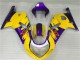 Großhandel Suzuki GSXR 600/750 Motorrad Verkleidung 2001-2003 - Gelb Lila