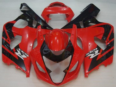 Großhandel Suzuki GSXR 600/750 Motorrad Verkleidung 2004-2005 - Rot Schwarz