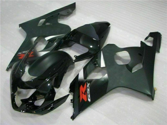 Großhandel Suzuki GSXR 600/750 Motorrad Verkleidung 2004-2005 - Glanzendes Schwarz Matt Schwarz Rot Aufkleber
