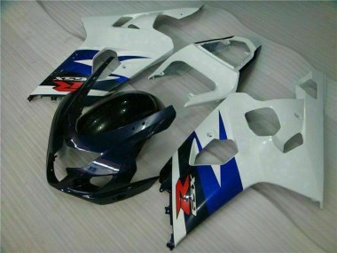 Großhandel Suzuki GSXR 600/750 Motorrad Verkleidung 2004-2005 - Weiss Blau Glanzendes Schwarz Rot