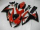 Großhandel Suzuki GSXR 600/750 Motorrad Verkleidung 2006-2007 - Rot Glanzendes Schwarz