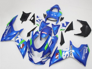 Großhandel Suzuki GSXR 600/750 Motorrad Verkleidung 2011-2024 - Blau Weiss Grun