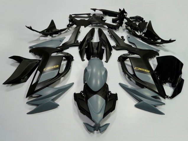 Großhandel Kawasaki Ninja 650 EX650 Motorrad Verkleidung 2020-2025 - Grau Schwarz Gold