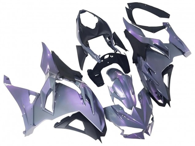 Großhandel Kawasaki Ninja 500 EX500R Motorrad Verkleidung 2024-2025 - Chameleon Grau Dazz Perl Lila