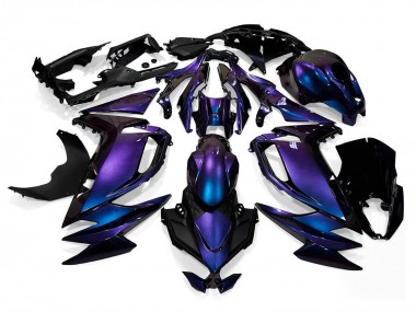 Großhandel Kawasaki Ninja 650 EX650 Motorrad Verkleidung 2020-2025 - Chameleon Blau Lila