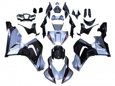 Großhandel Honda CBR1000RR-R Motorrad Verkleidung 2020-2023 - Silber Glanzendes Schwarz
