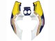 Großhandel Honda CBR400RR NC23 Motorrad Verkleidung 1987-1989 - Weiss Gelb Blau Rothmans