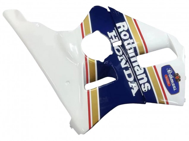 Großhandel Honda CBR400RR NC23 Motorrad Verkleidung 1987-1989 - Weiss Gelb Blau Rothmans