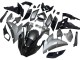 Großhandel Kawasaki Ninja H2 Motorrad Verkleidung 2015-2022 - Silber Schwarz Carbonfaser