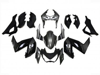 Großhandel Kawasaki Z250/Z300 Motorrad Verkleidung 2015-2016 - Glanzendes Schwarz Grau