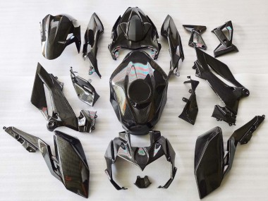 Großhandel Kawasaki Z400 Motorrad Verkleidung 2018-2024 - Schwarze Carbonfaser