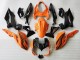 Großhandel Kawasaki Z400 Motorrad Verkleidung 2018-2024 - Orange Glanzendes Schwarz