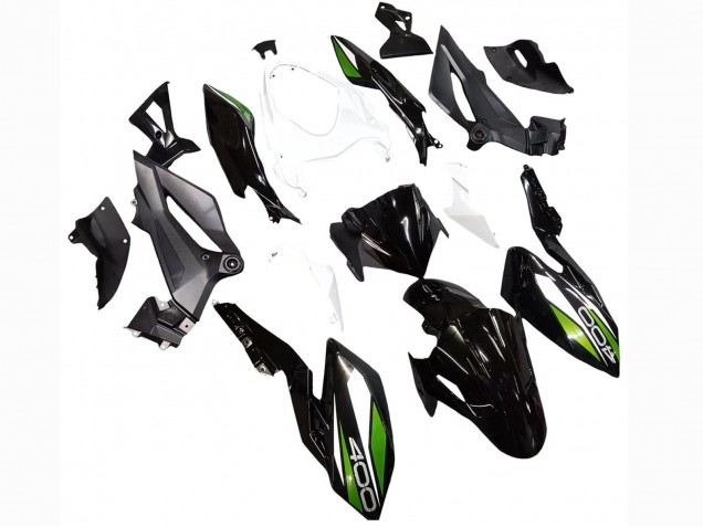 Großhandel Kawasaki Z400 Motorrad Verkleidung 2018-2024 - Weiss Glanzendes Schwarz Grun