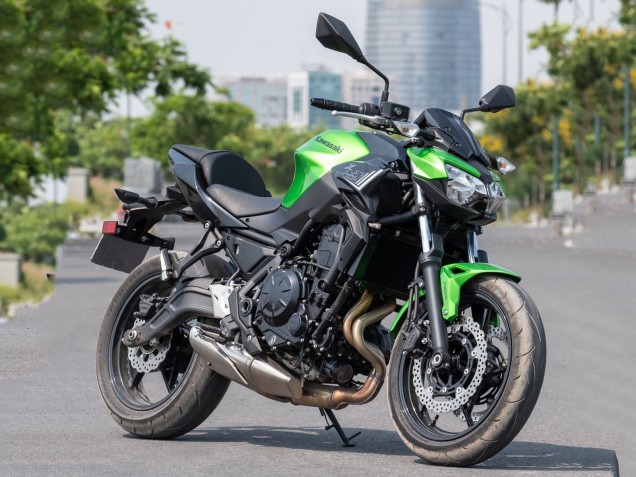 Großhandel Kawasaki Ninja Z650 Motorrad Verkleidung 2020-2023 - Grun Schwarz