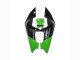 Großhandel Kawasaki ZXR250 Motorrad Verkleidung 1989-1990 - Grun Glanzendes Schwarz Elf Touch4 Bridgestone