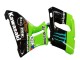 Großhandel Kawasaki ZZR600 Motorrad Verkleidung 1998-2003 - Grun Glanzendes Schwarz Blau Monster Elf Touch4 Bridgestone