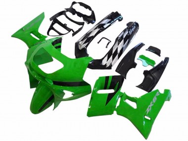 Großhandel Kawasaki ZZR600 Motorrad Verkleidung 1998-2003 - Grun Glanzendes Schwarz