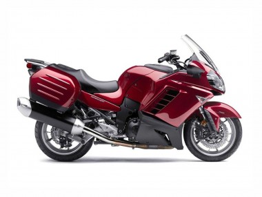 Großhandel Kawasaki GTR1400/ZG1400 Motorrad Verkleidung 2007-2009 - Burgundy Schwarz
