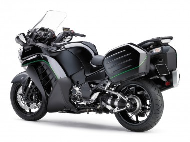 Großhandel Kawasaki GTR1400/ZG1400 Motorrad Verkleidung 2007-2009 - Matt Schwarz Grun Linie