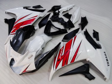 Großhandel Yamaha FZ6R Motorrad Verkleidung 2009-2015 - Weiss Rot Schwarz