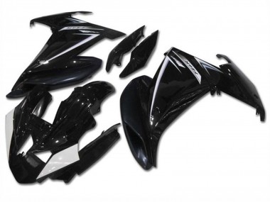 Großhandel Yamaha FZ6R Motorrad Verkleidung 2009-2015 - Glanzendes Schwarz Weiss