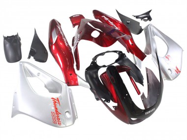 Großhandel Yamaha YZF 1000R Thunderace Motorrad Verkleidung 1997-2007 - Rot Silber Thunderace