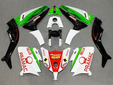 Großhandel Yamaha TMAX530 Motorrad Verkleidung 2012-2014 - Weiss Rot Grun Pramac Fiamm