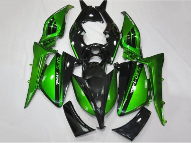 Großhandel Yamaha TMAX530 Motorrad Verkleidung 2012-2014 - Glanzendes Grun Schwarz