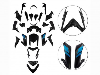 Großhandel Suzuki GSX-S 1000 Motorrad Verkleidung 2015-2020 - Schwarz mit Blau