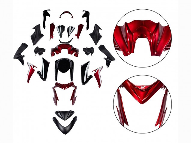 Großhandel Suzuki GSX-S 1000 Motorrad Verkleidung 2015-2020 - Schwarz Rot