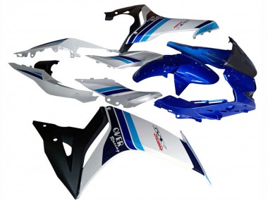 Großhandel Suzuki GSX250R Motorrad Verkleidung 2017-2020 - Weiss Blau Schwarz Rennen