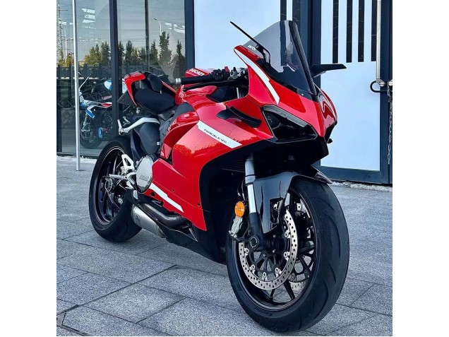 Großhandel Ducati Panigale V2 Motorrad Verkleidung 2020-2024 - Rot Weiss