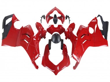 Großhandel Ducati Panigale V4 V4S Motorrad Verkleidung 2020-2021 - Rot Matt Schwarz