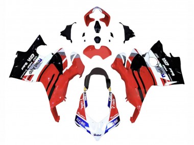 Großhandel Ducati Panigale V4 V4S Motorrad Verkleidung 2018-2019 - Rot Blau Glanzendes Schwarz Flex-Box Givi