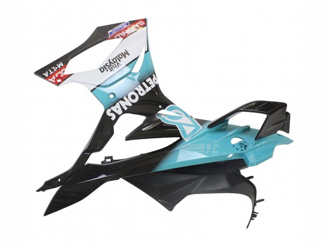Großhandel BMW S1000RR Motorrad Verkleidung 2023-2024 - Hellblau Matt Schwarz Petronas