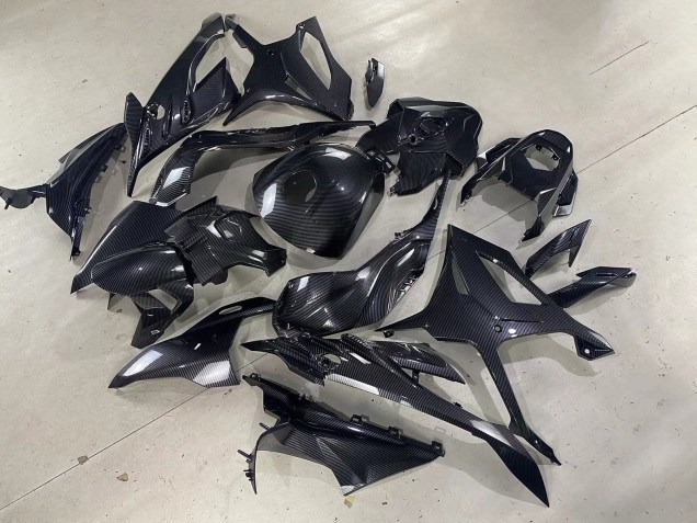 Großhandel BMW S1000RR Motorrad Verkleidung 2023-2024 - Glanzendes Schwarz Carbonfaser